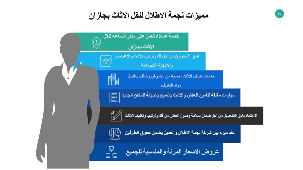 مميزات شركة نقل اثاث بجازان نجمة الاطلال